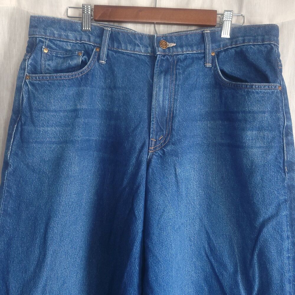 NWT MOTHER JEANS Snacks RIGATONI SNEAK Baggy Wide Leg Designer Denim - Picture 5 of 16